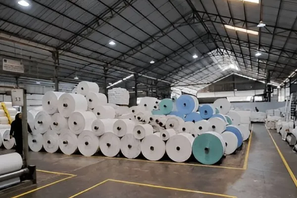 Milky White Milky Laminated PP Woven Fabric Rolls