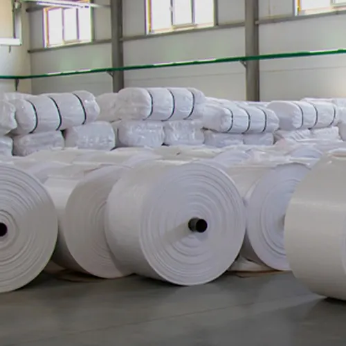Milky White Without Laminated PP Woven Fabric Rolls